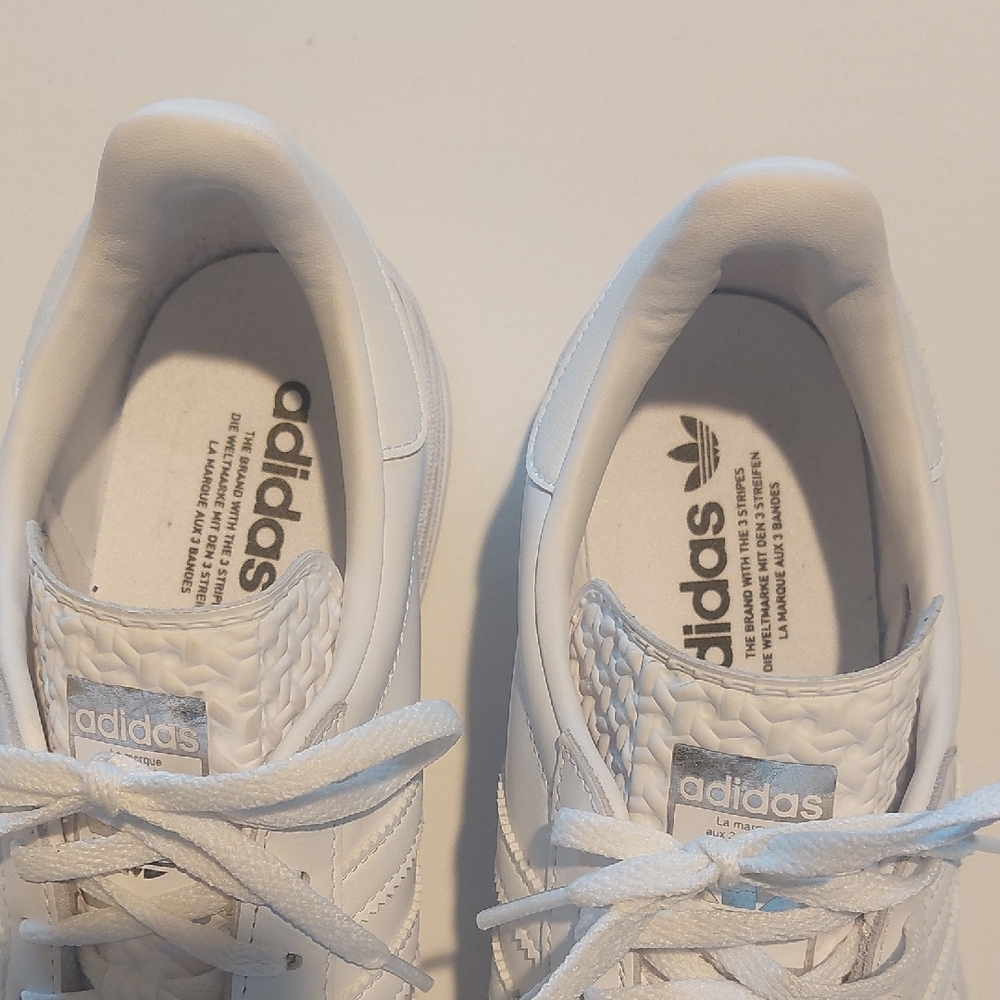 Adidas Gazelle Platform White Sneakers - Picture 3 of 6